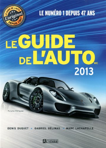 Stock image for Guide de l'Auto 2013 for sale by Better World Books