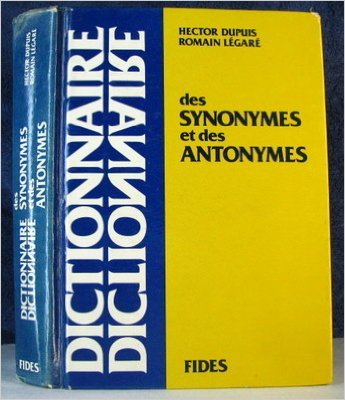 Beispielbild fr Dictionary Des Synonymes et Antonymes zum Verkauf von Better World Books