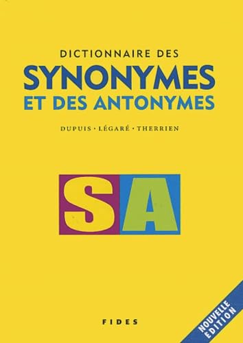 Stock image for Dictionnaire des synonymes et des antonymes for sale by Benjamin Books
