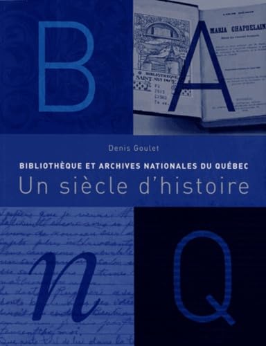 BIBLIOTHEQUE et Archives Nationales du Quebec