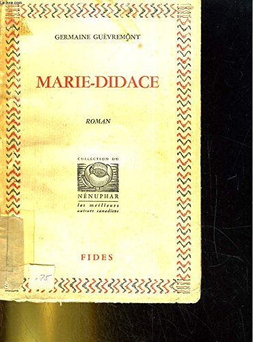 9782762138917: Marie-Didace