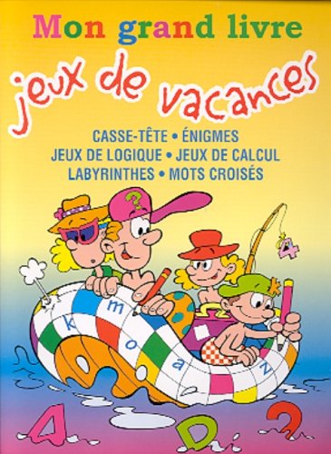 Stock image for Mon grand livre jeux de vacances for sale by Wonder Book
