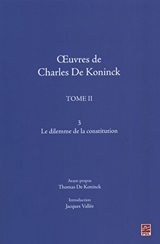 9782763718125: Oeuvres de Charles de Konninck tome 2 vol 03