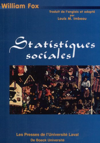 9782763776545: Statistiques sociales