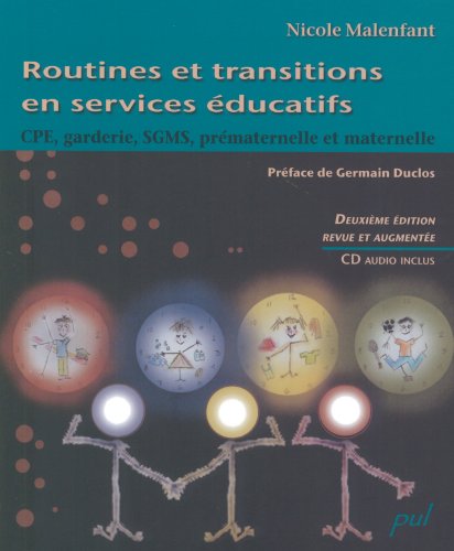 Beispielbild fr routines et transitions en services educatifs 2e edition cd inclus zum Verkauf von Better World Books