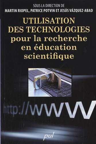 Beispielbild fr Utilisation des technologies pour la recherche en ducation scientifique zum Verkauf von Ammareal