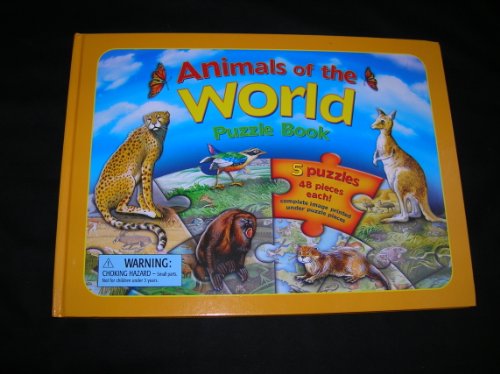 Beispielbild fr Animals of the World Puzzle Book 5 Puzzles 48 Pieces Each zum Verkauf von ThriftBooks-Dallas