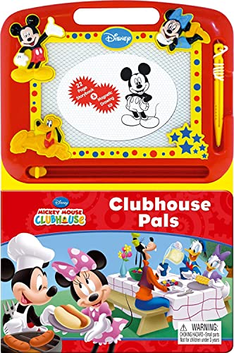 Stock image for Phidal Disney Mickey Mouse Clubhouse Activity Book Learning, Writing, Sketching with Magnetic Drawing Doodle Pad for Kids Children Toddlers Ages 3 . - Gift for Easter Holiday Christmas, Birthday for sale by Off The Shelf