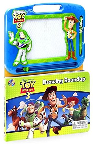 Stock image for Disney Pixar TOY STORY 3 LEARNING SERIES 'Drawing Roundup' MAGNETIC DRAWING KIT - Includes: 1. Magnetic Drawing Board / Pad 2. Magnetic Pen 3. Storybook for sale by WorldofBooks