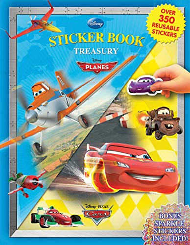 Stock image for Walt Disney Planes and Cars Sticker Book Treasury Over 350 Reusable Stickers for sale by SecondSale