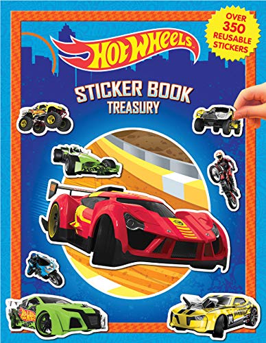 Stock image for Phidal - Mattel Hot Wheels Sticker Book Treasury Activity Book for Kids Children Toddlers Ages 3 and Up, Holiday Christmas Birthday Gift for sale by GF Books, Inc.