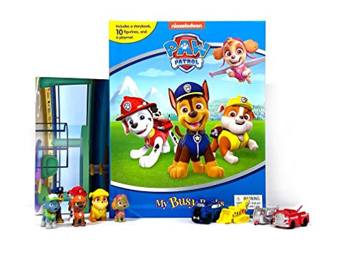Stock image for Nickelodeon Paw Patrol My Busy Book -10 Figurines and a Playmat for sale by Orion Tech