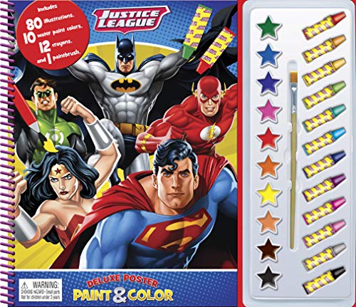 9782764336724: DC Justice League Deluxe Poster Paint & Color