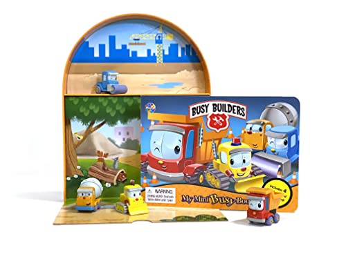 Beispielbild fr Phidal - Busy Builders My Mini Busy Book for Kids, Children to Play - Includes 4 Figurines with Foldable Play Board and Storybook, Portable and Travel Ready zum Verkauf von GF Books, Inc.