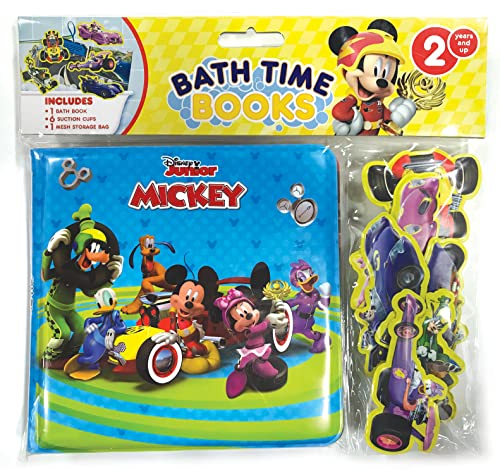 9782764348604: Disney Mickey Bath Time Books (EVA bag) with Suction Cups and Mesh Bag