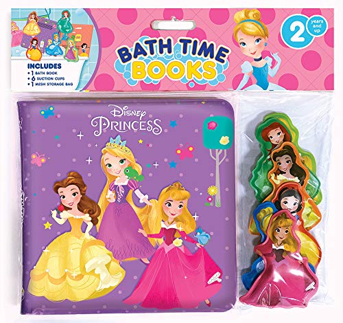 9782764349731: Disney Princess Bath Time Books (EVA Bag) with Suction Cups and Mesh Bag