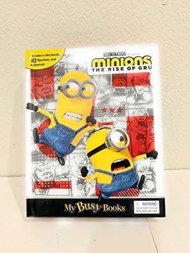 9782764351352: Illumination presents Minions the rise of the GRU, My Busy Books (Includes a Story Book, 10 Figurines and a Play mat)