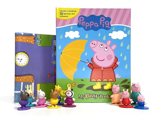 Imagen de archivo de Phidal - Eone Peppa Pig My Busy Book - 10 Figurines and a Playmat a la venta por Red's Corner LLC