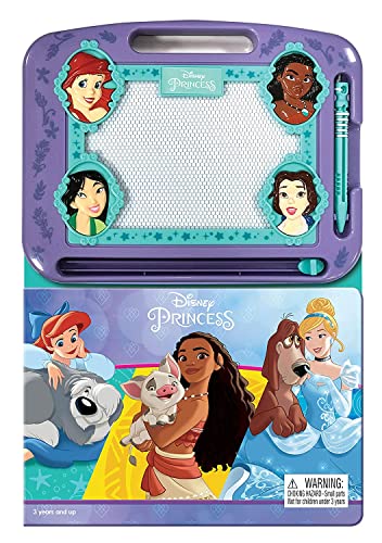 9782764351543: Phidal – Disney Princess Activity Book Learning, Writing, Sketching with Magnetic Drawing Doodle Pad for Kids Children Toddlers Ages 3 and Up - Gift for Easter Holiday Christmas, Birthday