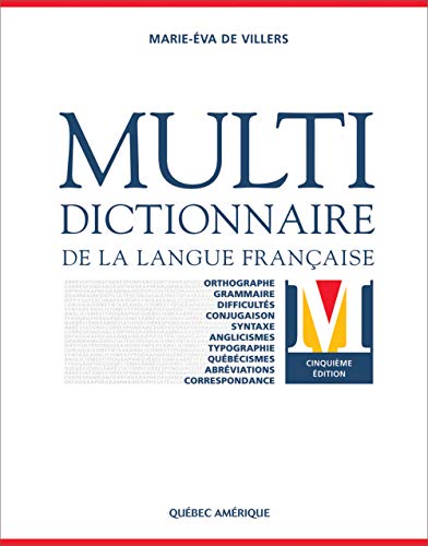 9782764406236: Multidictionnaire de la Langue Franaise 5e Edition