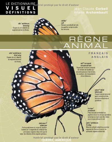 9782764411018: Le Dictionnaire Visuel Dfinitions - Rgne animal (French Edition)