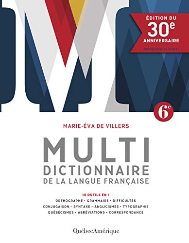 9782764436448: Multidictionnaire de la langue franaise: 10 outils en 1