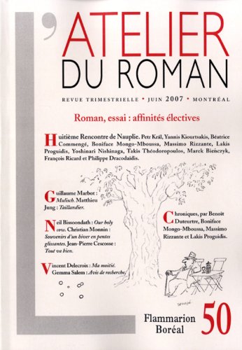 Beispielbild fr Revue l'Atelier du roman, no 50 zum Verkauf von Librairie La Canopee. Inc.