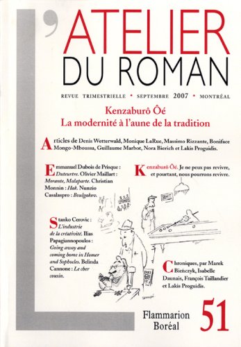 Beispielbild fr Revue l'Atelier du roman, no 51 zum Verkauf von Librairie La Canopee. Inc.