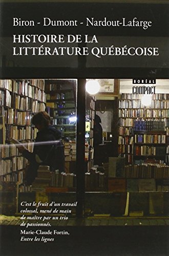 Stock image for Histoire de la littrature qubcoise for sale by medimops