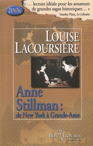 Stock image for Anne Stillman: De New-York  Grande -Anse. for sale by Brentwood Books