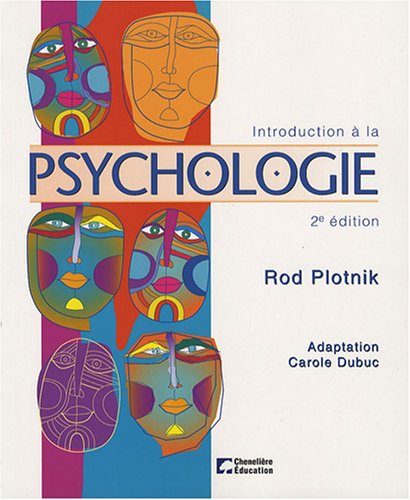 9782765015550: Introduction  la psychologie