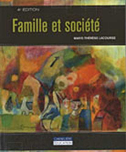 Stock image for Famille et Socit for sale by Better World Books