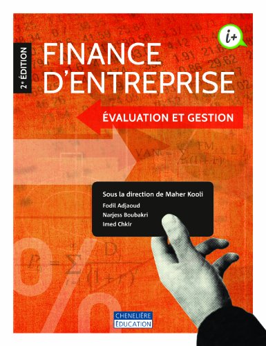 Beispielbild fr Finance D'entreprise : valuation et Gestion zum Verkauf von Better World Books