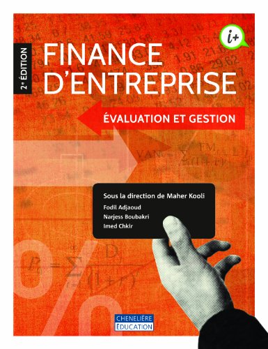 Stock image for Finance D'entreprise : valuation et Gestion for sale by Better World Books