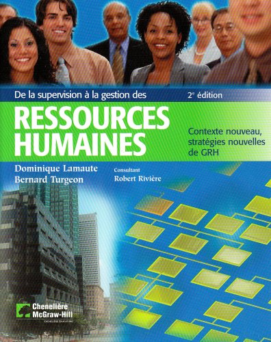 Stock image for De la Supervision a la Gestion des Ressources Humaines for sale by Better World Books
