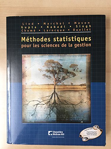 Imagen de archivo de Methodes Quantitatives Pour les Sciences de la Gestion a la venta por Better World Books Ltd