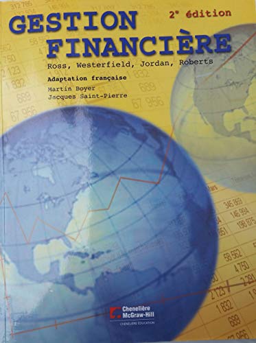 Stock image for GESTION FINANCI RE 2E  DITION for sale by Better World Books: West