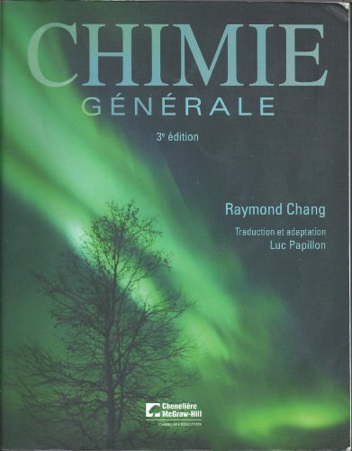 Imagen de archivo de Chimie Gnrale a la venta por Better World Books