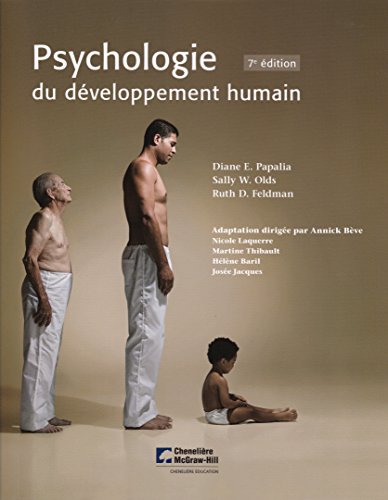 Stock image for Psychologie du dveloppement humain for sale by Librairie Le Nord