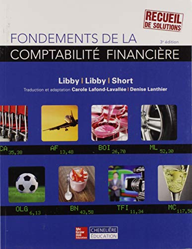 Stock image for Fondements de la Comptabilit Financire for sale by Better World Books