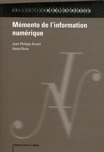 Beispielbild fr Mmento de l'information numrique zum Verkauf von Ammareal