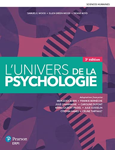 Beispielbild fr L'univers de la psychologie 3e dition + MonLab: Avec la version numrique Etudiant (12 mois) zum Verkauf von medimops