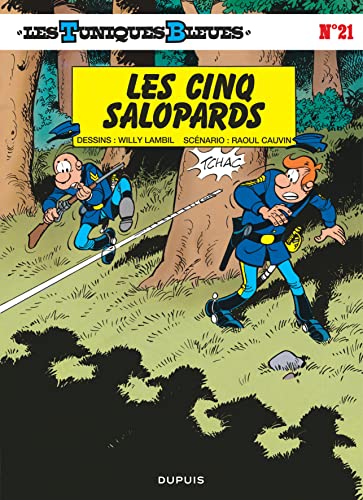 Beispielbild fr Les Tuniques Bleues - Tome 21 - Les Cinq salopards zum Verkauf von Books From California