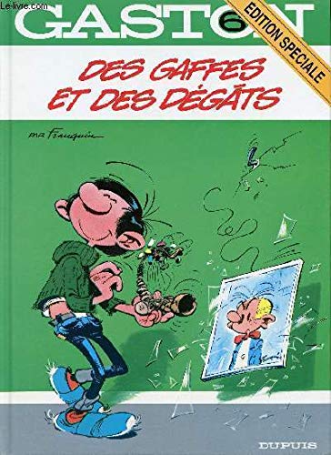 Stock image for Gaston, Tome 6 : Des gaffes et des d gâts for sale by AwesomeBooks