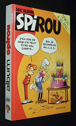 9782800126357: Spirou - reliure n 246 - 3126 (11-03-98)  3135 (13-05-98) -1998 - couverture Spirou a 60 ans ! (Spirou, Fantasio et Spip)