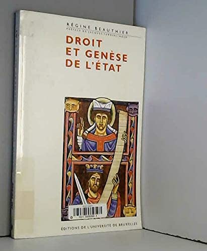 9782800411712: Droit et genèse de l'Etat (French Edition)