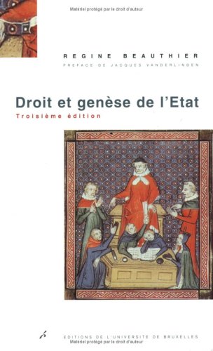 9782800413976: Droit et genese de l'Etat (French Edition)