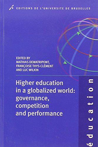9782800414225: HIGHER EDUCATION IN A GLOBALIEZD WORLD / GOVERNANCE, COMPETITION AND PERFORMANCE
