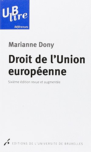 Stock image for Droit De L'union Europenne for sale by RECYCLIVRE