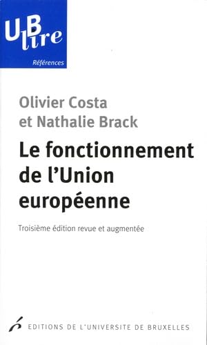 9782800416229: Le fonctionnement de l'Union europenne